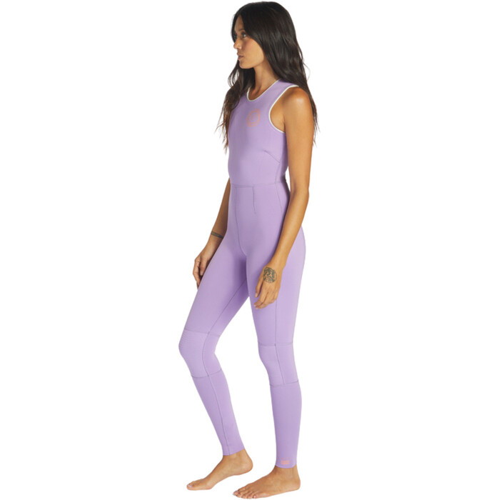 2024 Billabong Womens Sol Sistah 2mm Long Jane Wetsuit ABJW700101 - Lilac Love